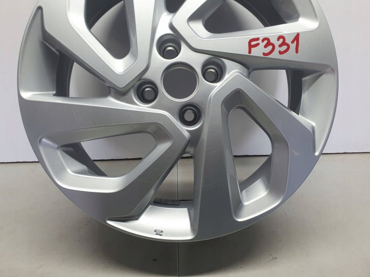 1x Alufelge 17 Zoll 5.0" 4x100 40ET Glanz Schwarz CMS1210-4 Toyota Aygo X FEL7637574212ig