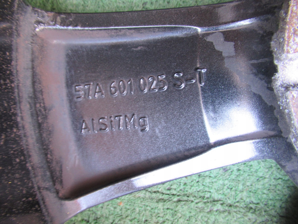 1x Alufelge 16 Zoll 6.0" 5x112 43ET Glanz Schwarz 57A601025S- Skoda Kodiaq FEL3683764101wb