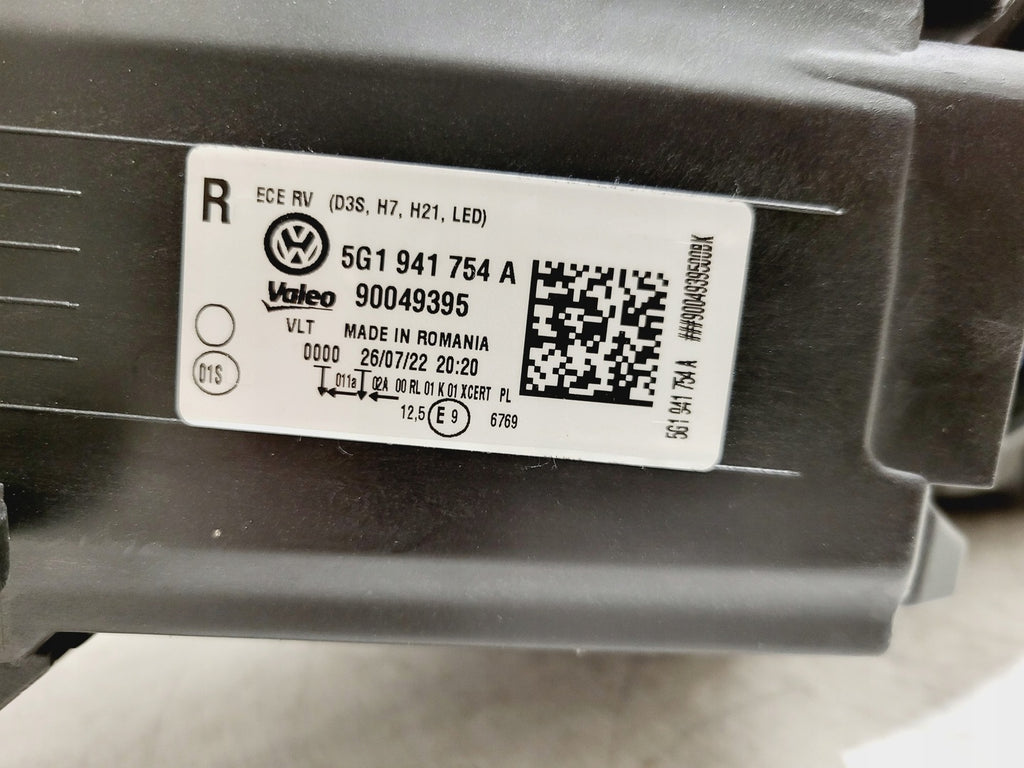 Frontscheinwerfer VW Golf VII 5g1 5G1941754A Xenon Rechts Scheinwerfer Headlight SCH4117281095um