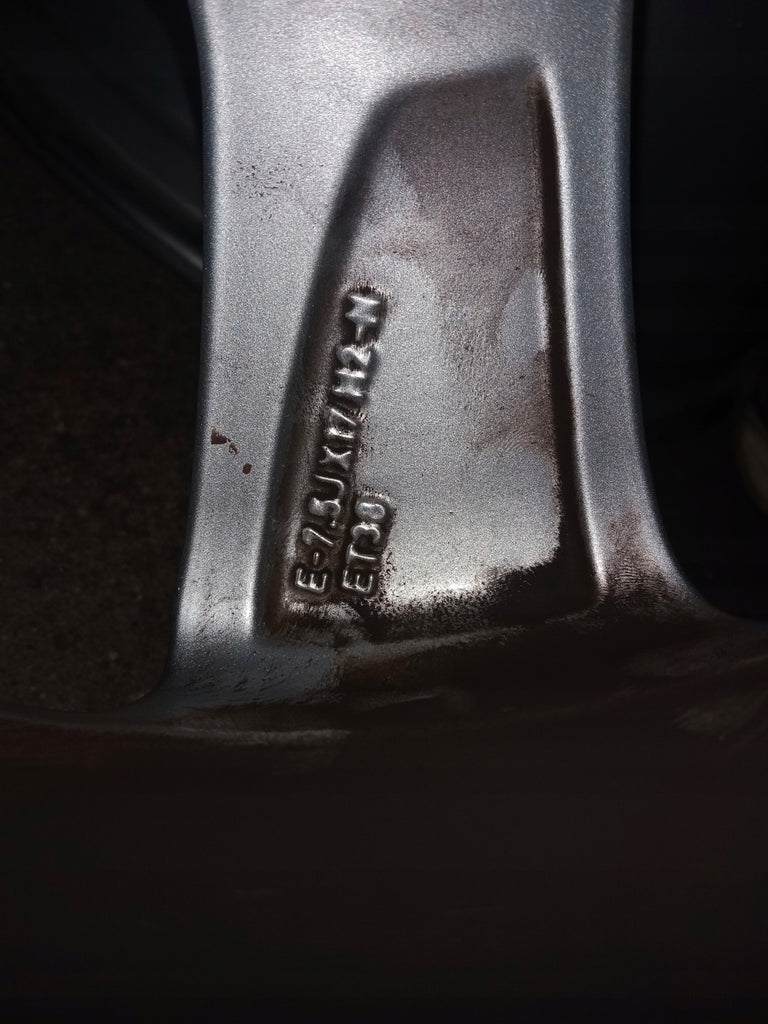 1x Alufelge 17 Zoll 7.5" 5x112 38ET Glanz Silber 8W0601025 Audi A4 B9 Rim Wheel FEL9911233807ro