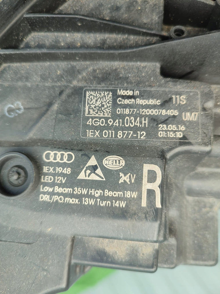 Frontscheinwerfer Audi A6 C7 4G0941034H LED Rechts Scheinwerfer Headlight SCH4284921907pu