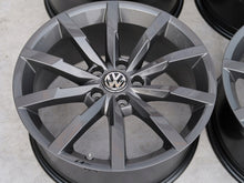 Laden Sie das Bild in den Galerie-Viewer, 4x Alufelge 18 Zoll 8.0" 5x112 44ET Matt Schwarz VW Passat Arteon Rim Wheel FEL4212782576qt