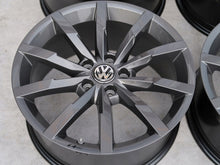 Laden Sie das Bild in den Galerie-Viewer, 4x Alufelge 18 Zoll 8.0" 5x112 44ET Matt Schwarz VW Passat Arteon Rim Wheel FEL4212782576qt