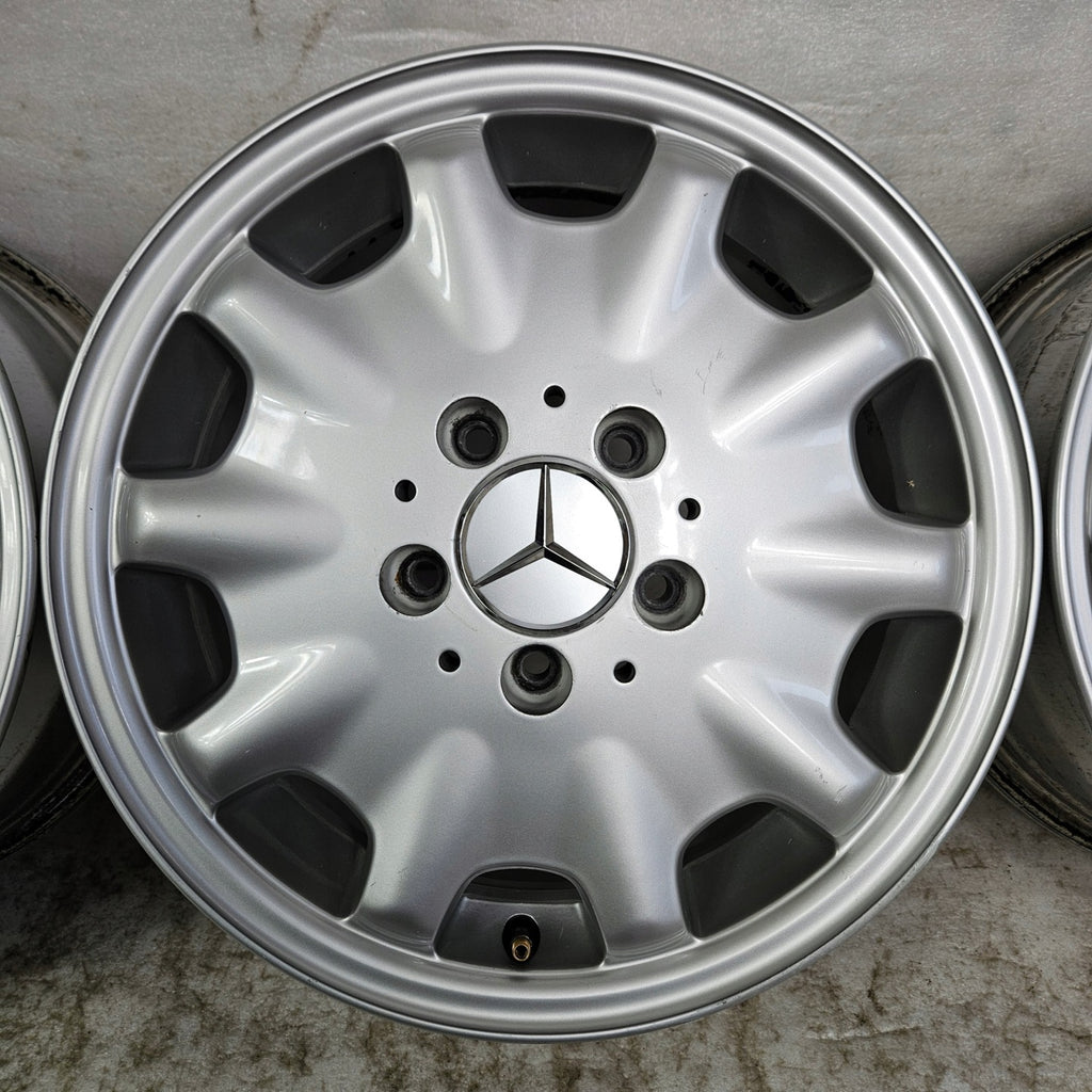 4x Alufelge 15 Zoll 6.5" 5x112 37ET A2104010502 Mercedes-Benz W210 W169 FEL4199440650cf