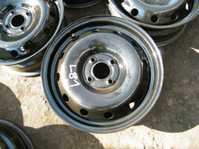 Load image into Gallery viewer, 4x Alufelge 15 Zoll 6.0" 4x100 50ET Schwarz Dacia Sandero Z Rim Wheel FEL8334992204my