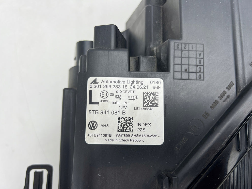 Frontscheinwerfer VW Touran 5TB941081B Full LED Ein Stück (Rechts oder Links)