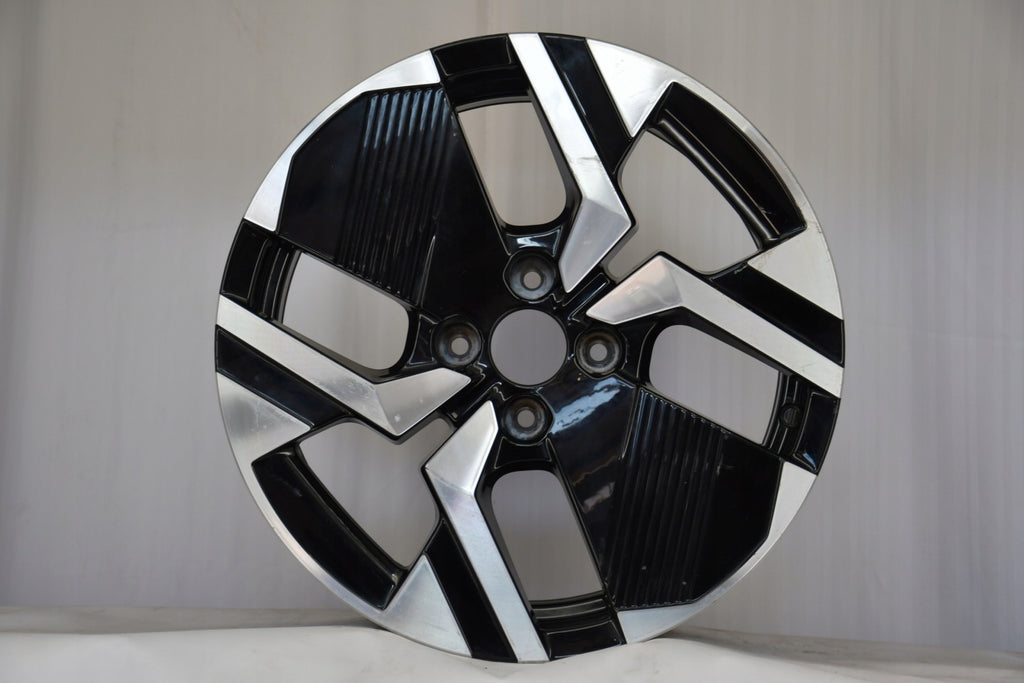 1x Alufelge 17 Zoll 7.0" 4x108 32ET Glanz Schwarz 9849269080 Peugeot Rim Wheel FEL7696960831jz