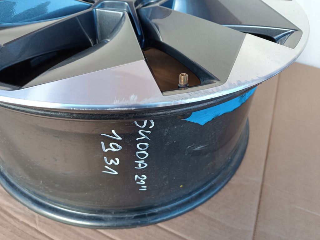 1x Alufelge 21 Zoll 9.0" 5x112 42ET Skoda Enyaq Rim Wheel FEL1076822974rt
