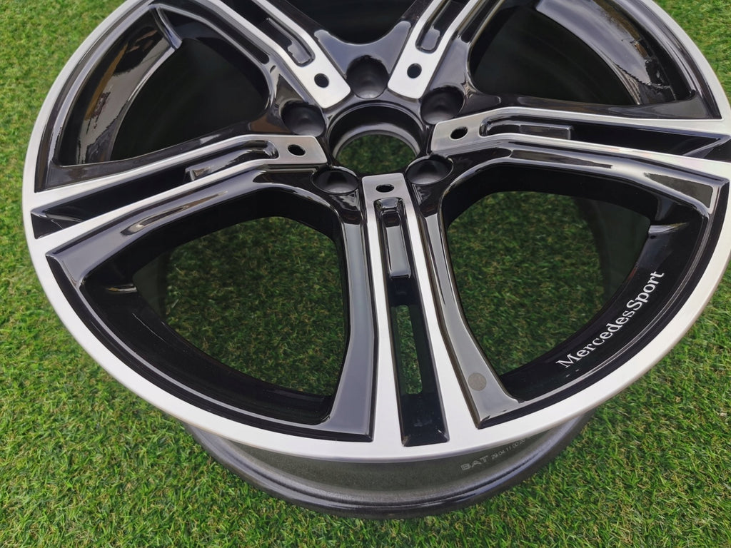 1x Alufelge 18 Zoll 8.0" 5x112 45ET Glanz Silber A2074011602 Mercedes-Benz Coupe FEL2719445781gr