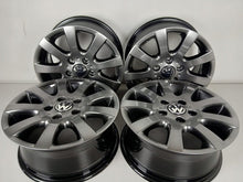 Load image into Gallery viewer, 4x Alufelge 15 Zoll 6.5" 5x112 Glanz 1KO601025AO VW Rim Wheel FEL1279225312vj