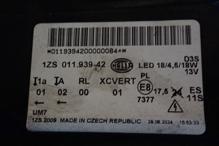 Frontscheinwerfer Skoda Superb III 1ZS011939-42 LED Rechts Headlight SCH7084261742rt