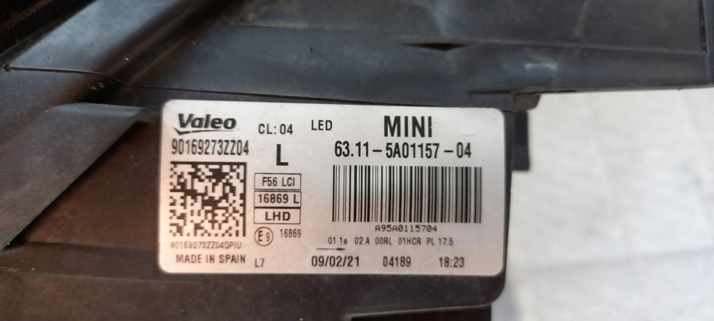 Frontscheinwerfer Mini F56 F55 5A01157 Links Scheinwerfer Headlight SCH4005742863lk