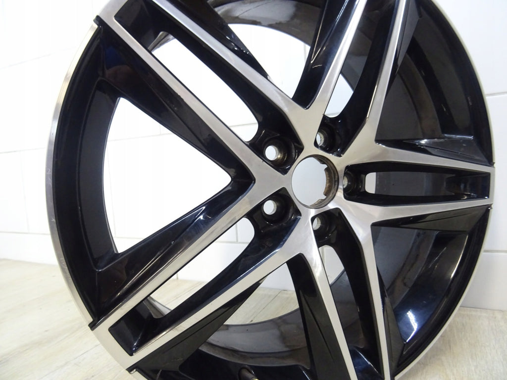 1x Alufelge 18 Zoll 7.0" 5x100 51ET Glanz Schwarz 6F0601025 Seat Ibiza Rim Wheel FEL5909105639os