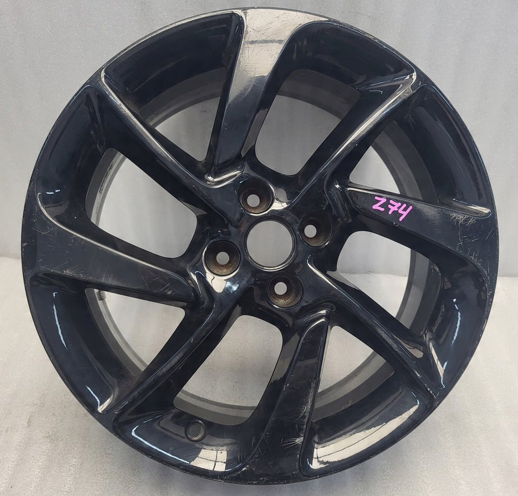 1x Alufelge 17 Zoll 7.0" 4x100 44ET Glanz Schwarz OP074K4 Opel Corsa Rim Wheel