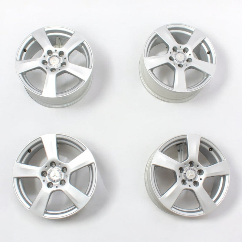 4x Alufelge 16 Zoll 7.5" 5x112 45,5ET Glanz KBA47765 Mercedes-Benz Rim Wheel