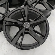 Laden Sie das Bild in den Galerie-Viewer, 4x Alufelge 18 Zoll 8.0" 5x112 46ET Glanz Schwarz 8Y0601025N Audi Rim Wheel FEL2183447185dn