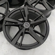 Load image into Gallery viewer, 4x Alufelge 18 Zoll 8.0" 5x112 46ET Glanz Schwarz 8Y0601025N Audi Rim Wheel FEL2183447185dn