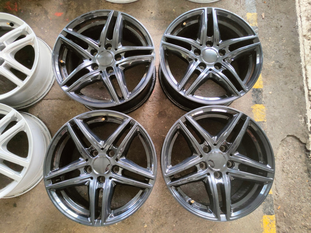 4x Alufelge 16 Zoll 7.5" 5x112 40ET Silber KBA50092 Audi I Rim Wheel FEL8379114992gn