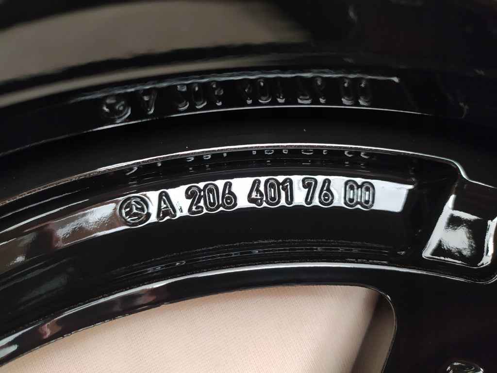 4x Alufelge 18 Zoll 7.5" 5x112 40ET Glanz Schwarz A2064011700 Mercedes-Benz W206 FEL3615944508xt