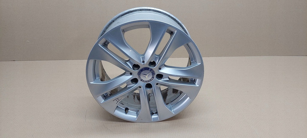 1x Alufelge 17 Zoll 7.5" 5x112 47ET Glanz Silber A2044017502 Mercedes-Benz W204