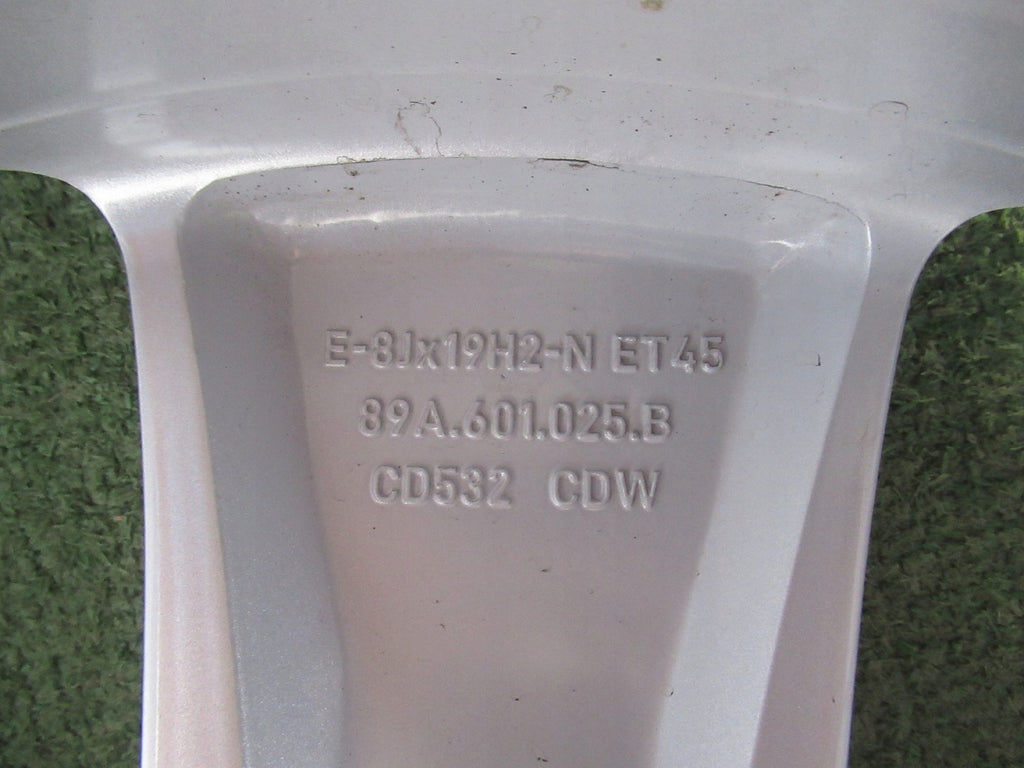 1x Alufelge 19 Zoll 8.0" 5x112 45ET 89A601025B Audi E-Tron E Tron Rim Wheel