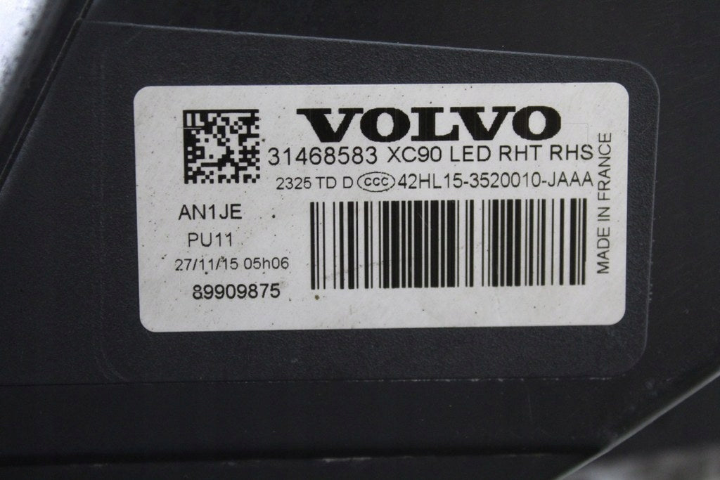 Frontscheinwerfer Volvo Xc90 II 89909875 Full LED Rechts Scheinwerfer Headlight
