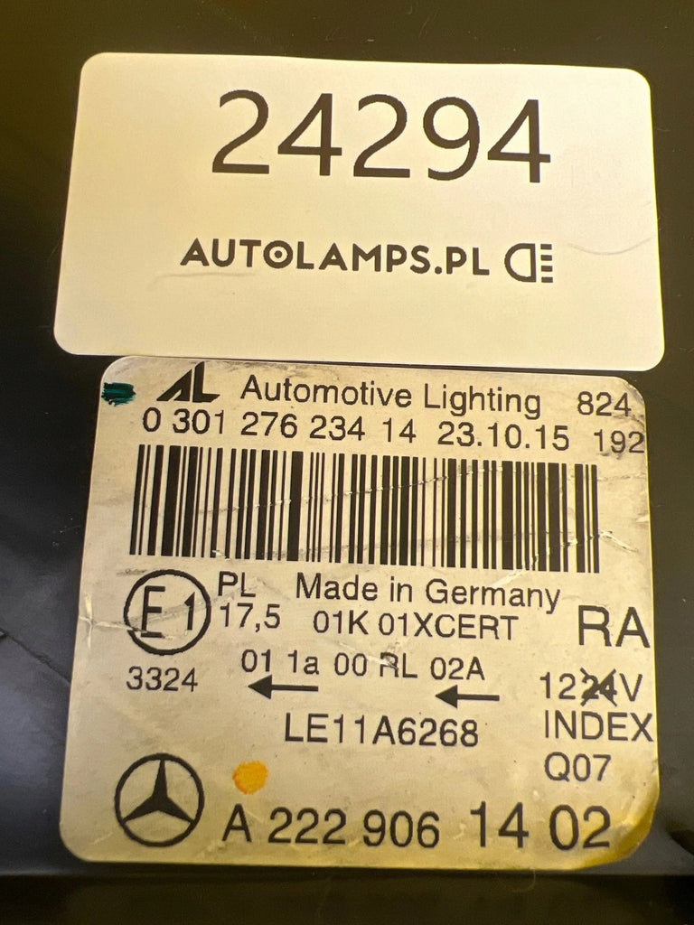 Frontscheinwerfer Mercedes-Benz W222 A2229061402 Full LED Rechts Headlight SCH9281429177zz