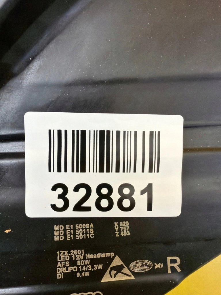 Frontscheinwerfer Audi Q5 80A941036E LED Rechts Scheinwerfer Headlight SCH8171302431zi