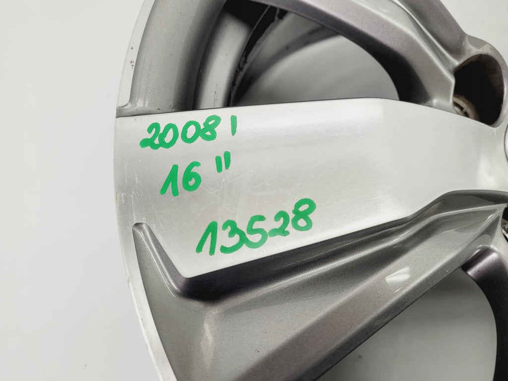 1x Alufelge 16 Zoll 6.5" 4x108 20ET Glanz Grau 9813557977 Peugeot 2008 I FEL8944166083wd