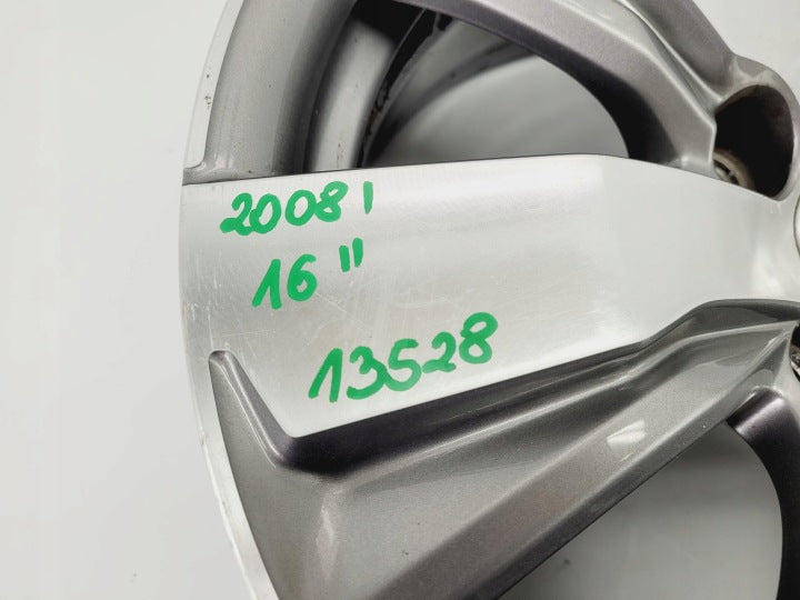 1x Alufelge 16 Zoll 6.5" 4x108 20ET Glanz Grau 9813557977 Peugeot 2008 I FEL8944166083wd