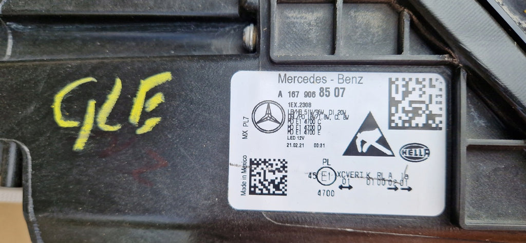 Frontscheinwerfer Mercedes-Benz Gle A1679068507 Links Scheinwerfer Headlight