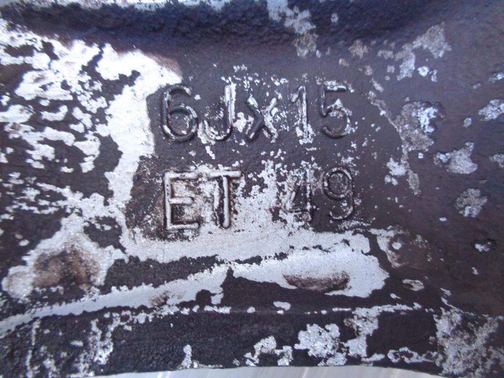 1x Alufelge 15 Zoll 6.0" 5x110 49ET Opel Astra G Vectra B A Zafira Rim Wheel