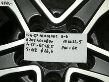 Laden Sie das Bild in den Galerie-Viewer, 1x Alufelge 17 Zoll 7.0" 5x112 48 5ET A2054010800 Mercedes-Benz A205 Rim Wheel FEL3733400166an