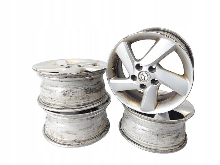 4x Alufelge 16 Zoll 7.0" 5x114.3 55ET Glanz Silber 9965527060 Mazda 6 I FEL7388932438ps