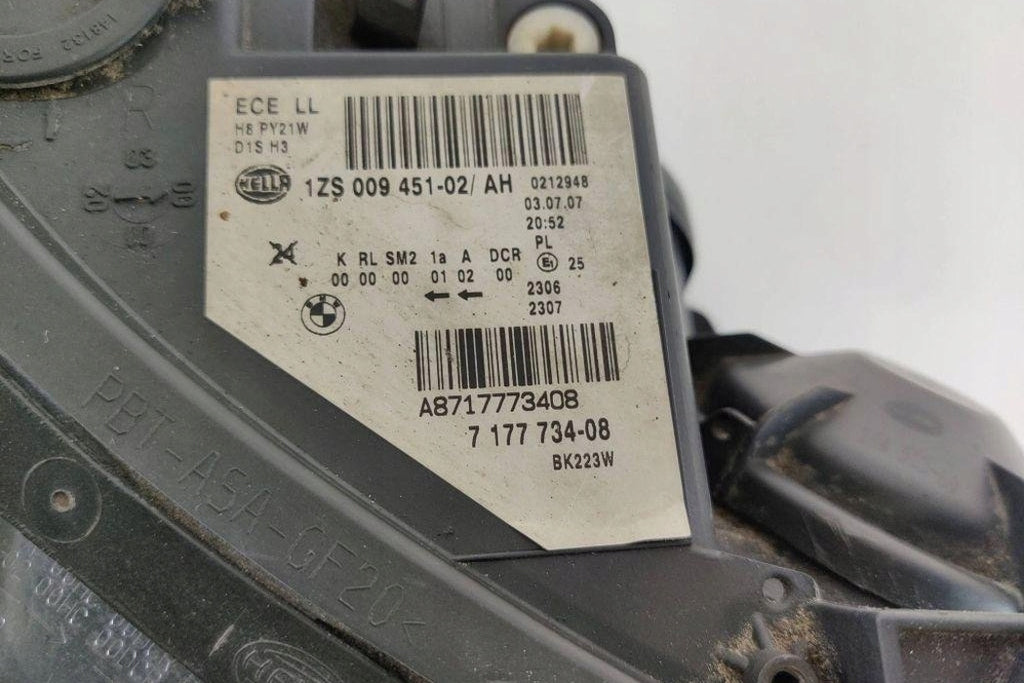 Frontscheinwerfer BMW 5 E60 7177734-08 Xenon Rechts Scheinwerfer Headlight