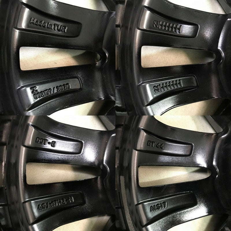 1x Alufelge 17 Zoll 6.5" 5x112 44ET Glanz Schwarz A1774012900 Mercedes-Benz