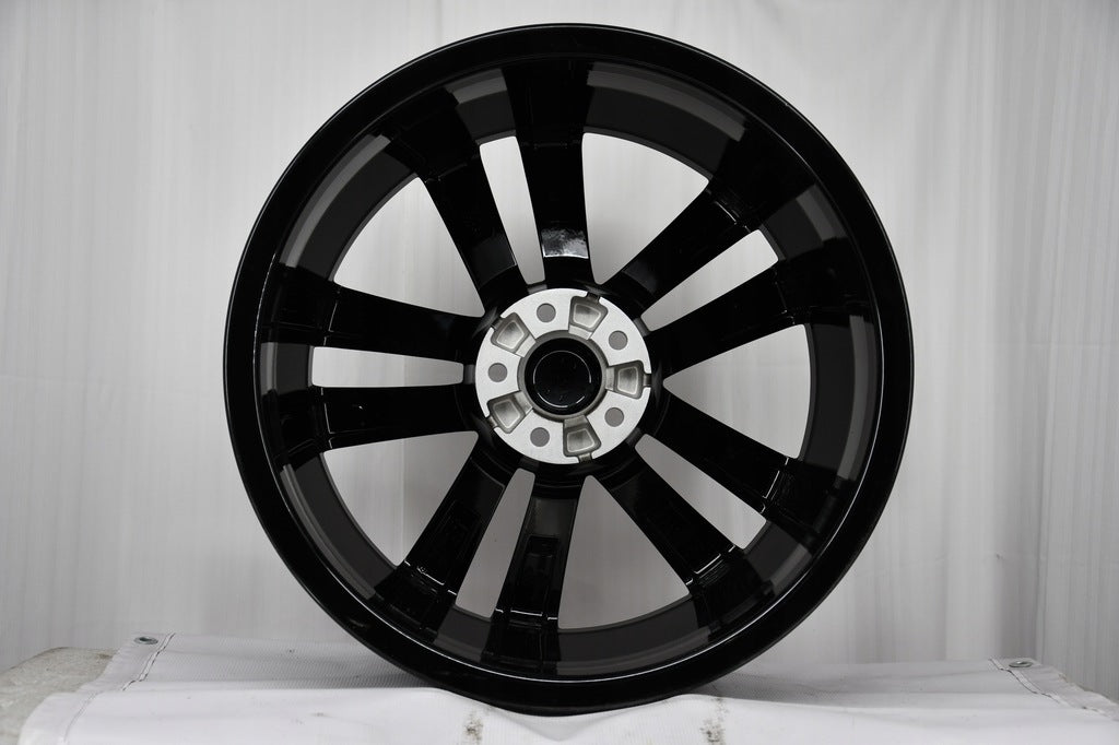 1x Alufelge 19 Zoll 8.5" 5x112 45ET Glanz Schwarz 4G0601025 Audi Rim Wheel FEL3249290594hk