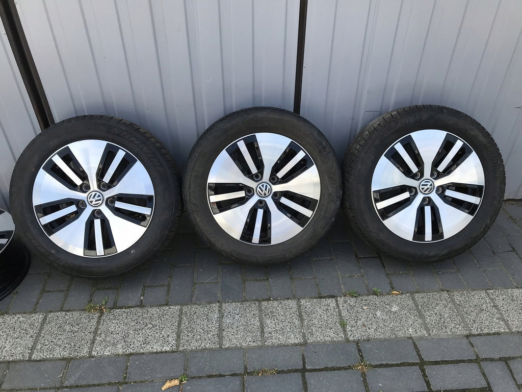 1x Alufelge 16 Zoll 6.5" 5x112 46ET 5GE601025 VW Golf Vii Rim Wheel