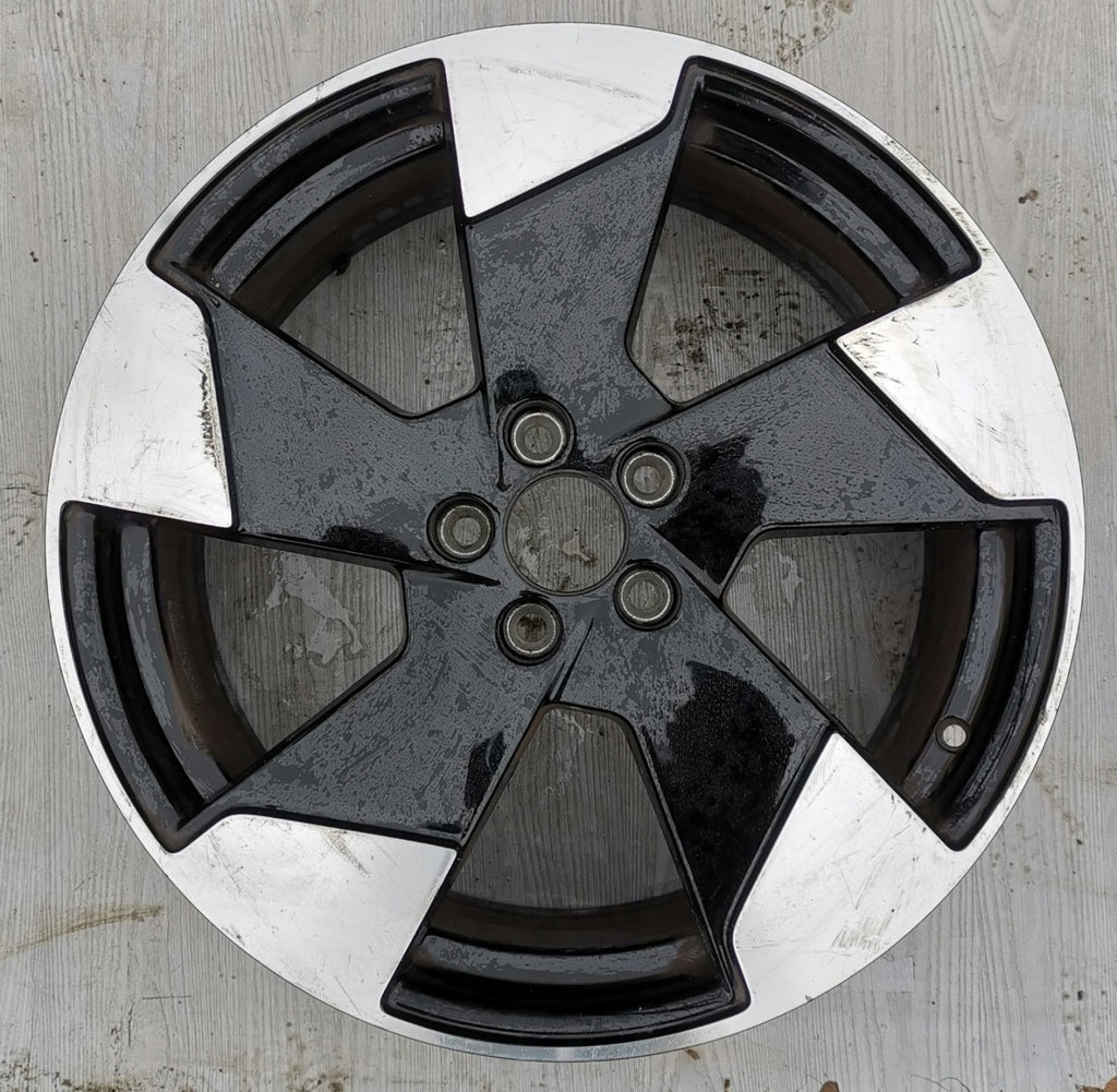 1x Alufelge 19 Zoll 8.0" 5x108 48 5ET Glanz Schwarz 80000286 Volvo Rim Wheel FEL8622713174xm