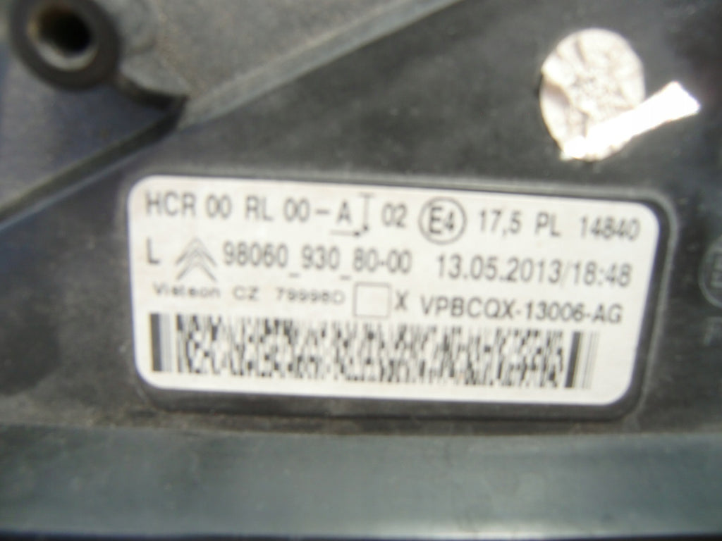 Frontscheinwerfer Citroën Ds5 9806093080 Links Scheinwerfer Headlight