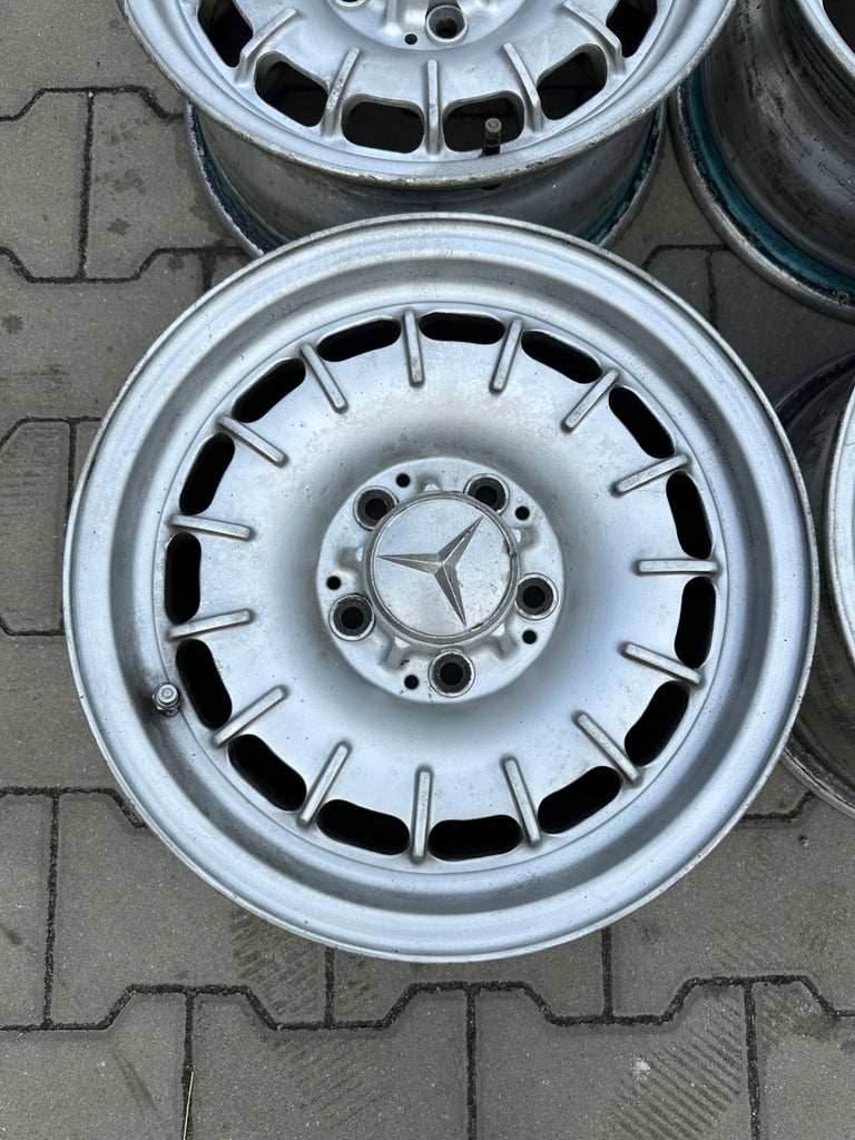 4x Alufelge 14 Zoll 6.5" 5x112 30ET Glanz Silber 1264002102 Mercedes-Benz FEL1552391375tu