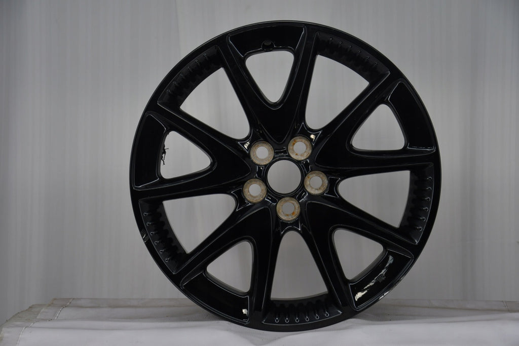 1x Alufelge 17 Zoll 6.5" 5x100 50ET Glanz Schwarz 8535-5 Toyota Yaris Rim Wheel FEL1350870211rw