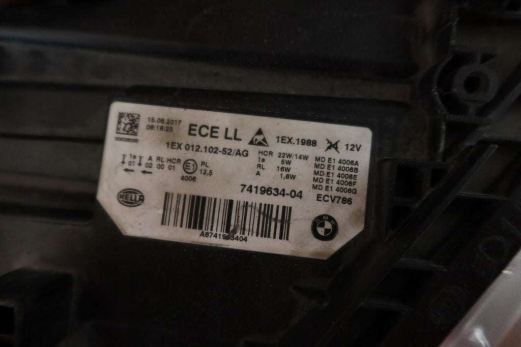 Frontscheinwerfer BMW 3 F30 F31 7419634 LED Rechts Scheinwerfer Headlight SCH8798644120ga