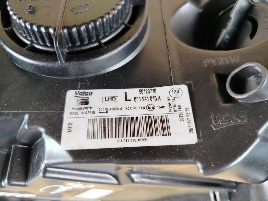 Frontscheinwerfer Seat Ibiza V 6F1941015A LED Links Scheinwerfer Headlight