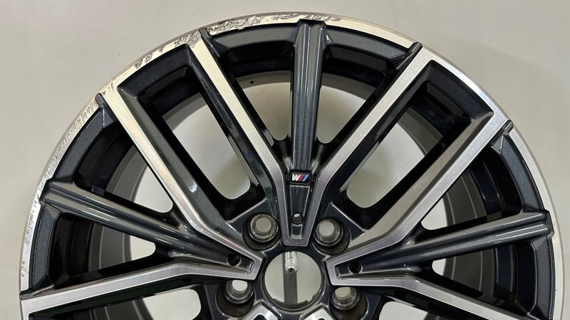 1x Alufelge 18 Zoll 7.5" 5x112 50ET Glanz Graphit 6891179 BMW F45 Mg Rim Wheel