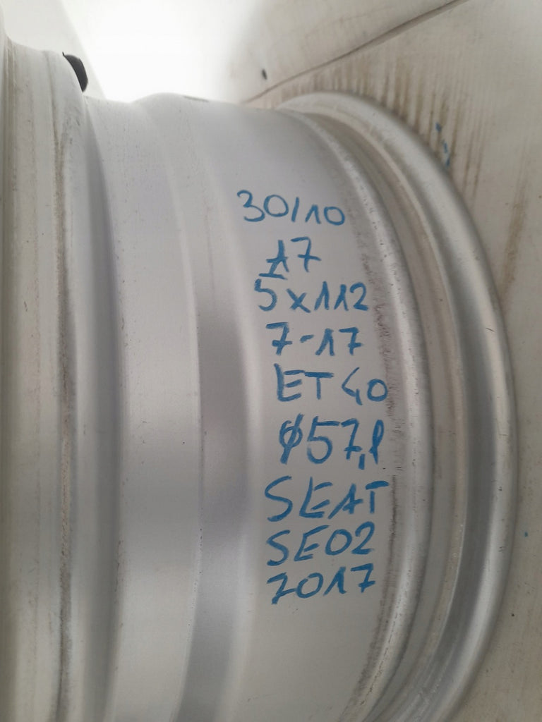 1x Alufelge 17 Zoll 7.0" 5x112 40ET Glanz Silber SE027017 Seat I Rim Wheel FEL4527542233jv