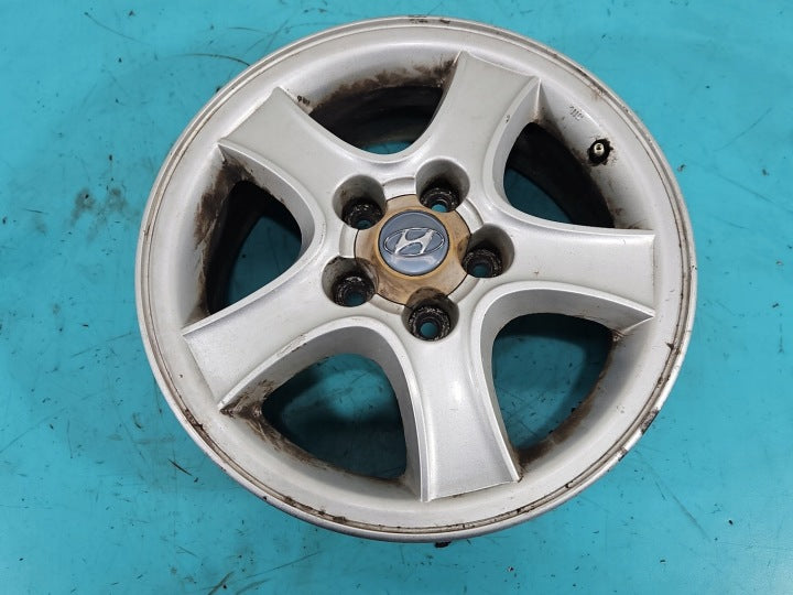 4x Alufelge 16 Zoll 6.5" 5x114.3 46ET Hyundai Santa I Fe Rim Wheel FEL5428982747fn