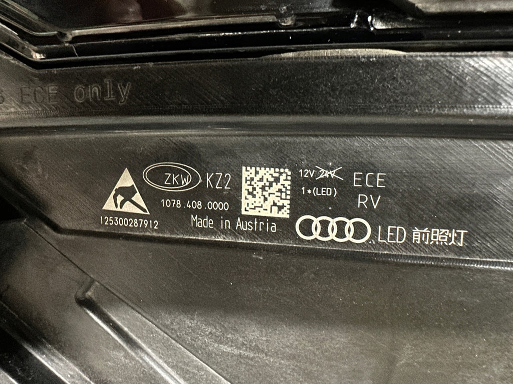 Frontscheinwerfer Audi Q8 4M0941085 LED Rechts Scheinwerfer Headlight SCH6124624639gw