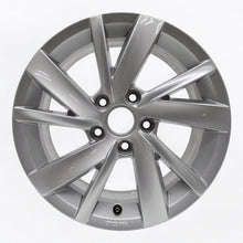 Load image into Gallery viewer, 1x Alufelge 16 Zoll 6.5&quot; 5x112 46ET Glanz Silber 5H0071496 VW Golf Viii