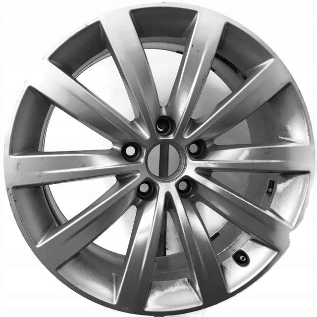 1x Alufelge 17 Zoll 7.0" 5x112 39ET Glanz Silber 7N0601025 VW Sharan Rim Wheel